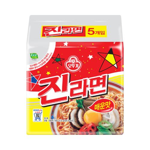 오뚜기 진라면 매운맛 멀티 (120GX5)