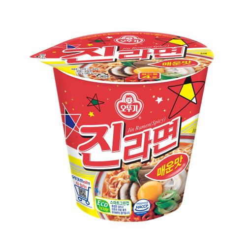 오뚜기 진라면 매운맛 컵 65G