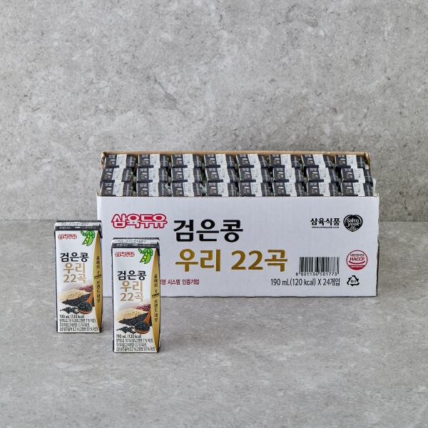 [삼육] 검은콩 우리22곡 190ML*24팩