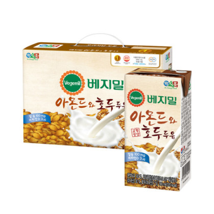 베지밀 아몬드와 호두 두유 190ml 24팩