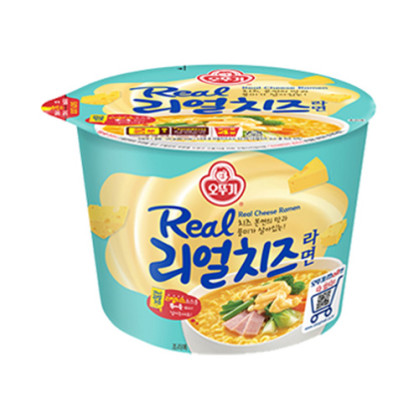 오뚜기 리얼치즈라면 용기 120g