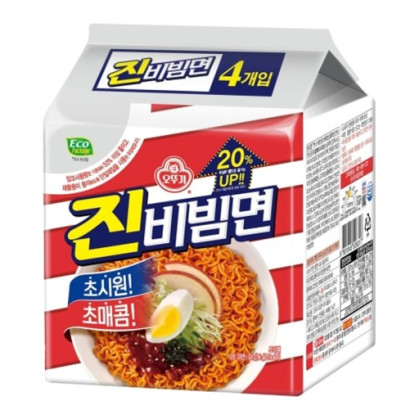 오뚜기 진비빔면 멀티 4개입