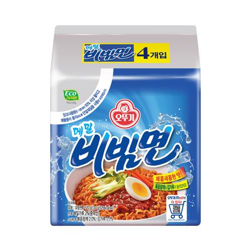 오뚜기 메밀 비빔면 멀티 130g 4개입