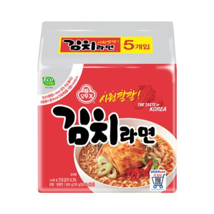 오뚜기 김치라면 멀티팩 120g 5개입