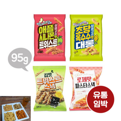 봉지과자 모음 4종 95g