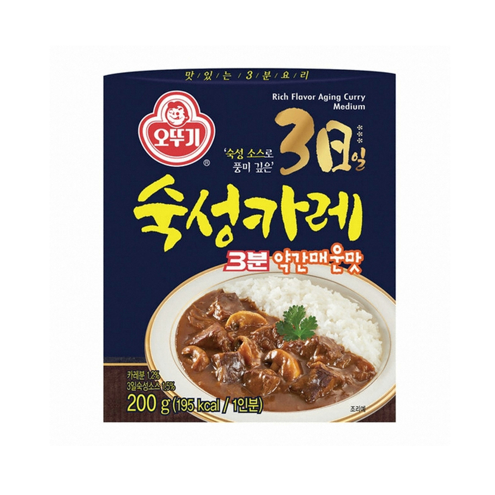 [오뚜기] 3일숙성카레(3분)약간매운맛 200g