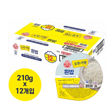 [오뚜기] 오뚜기밥 210g*12입