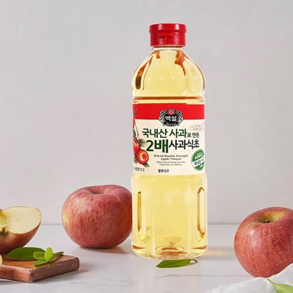 [백설] 국내산 사과로 만든 2배 사과식초 500ml