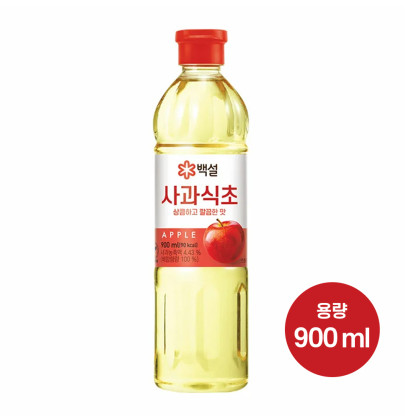 [백설]국내산 사과로 만든 사과식초 900ml