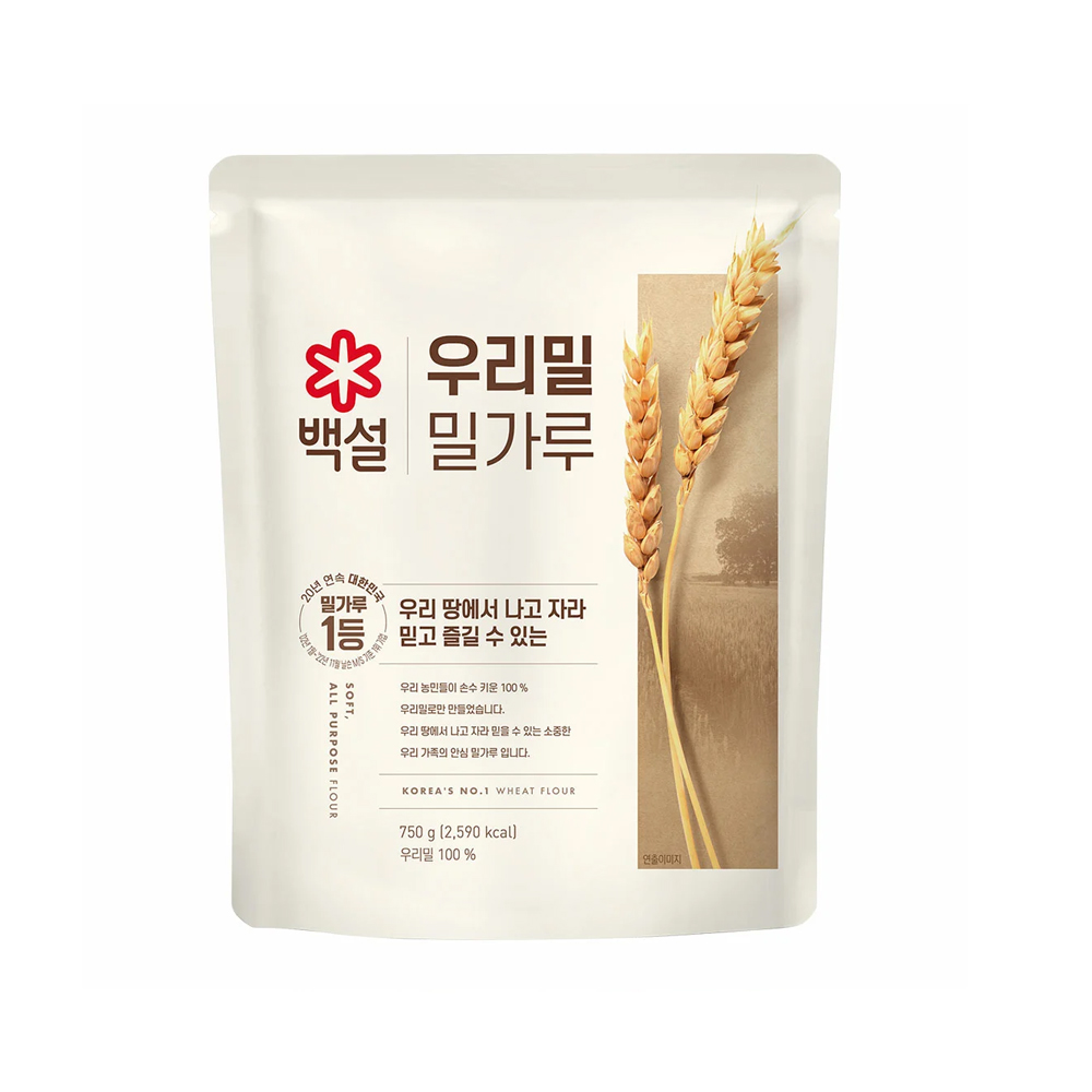 [백설]우리밀밀가루 750g