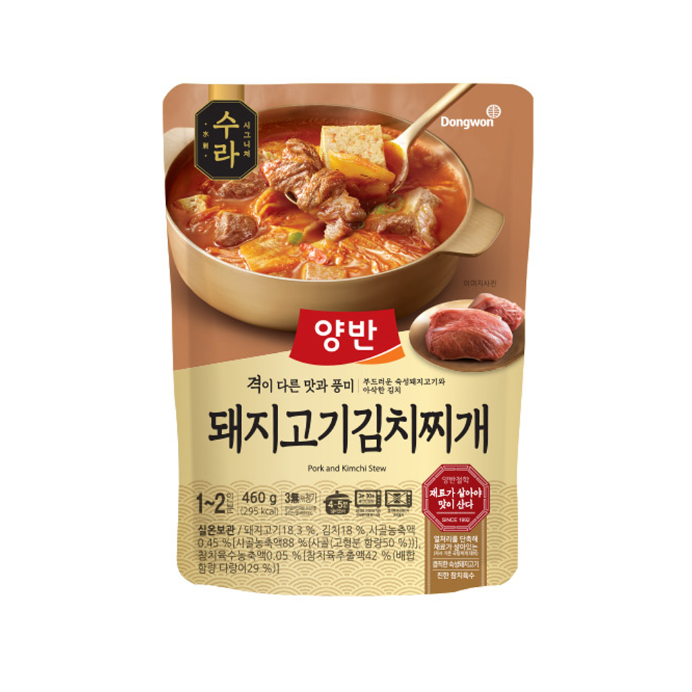 [동원]양반수라돼지고기김치찌개 460g