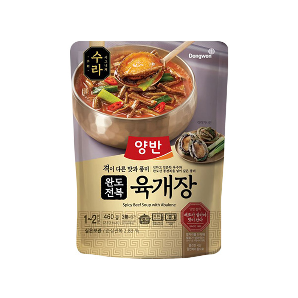 [동원]양반수라완도전복육개장 460G