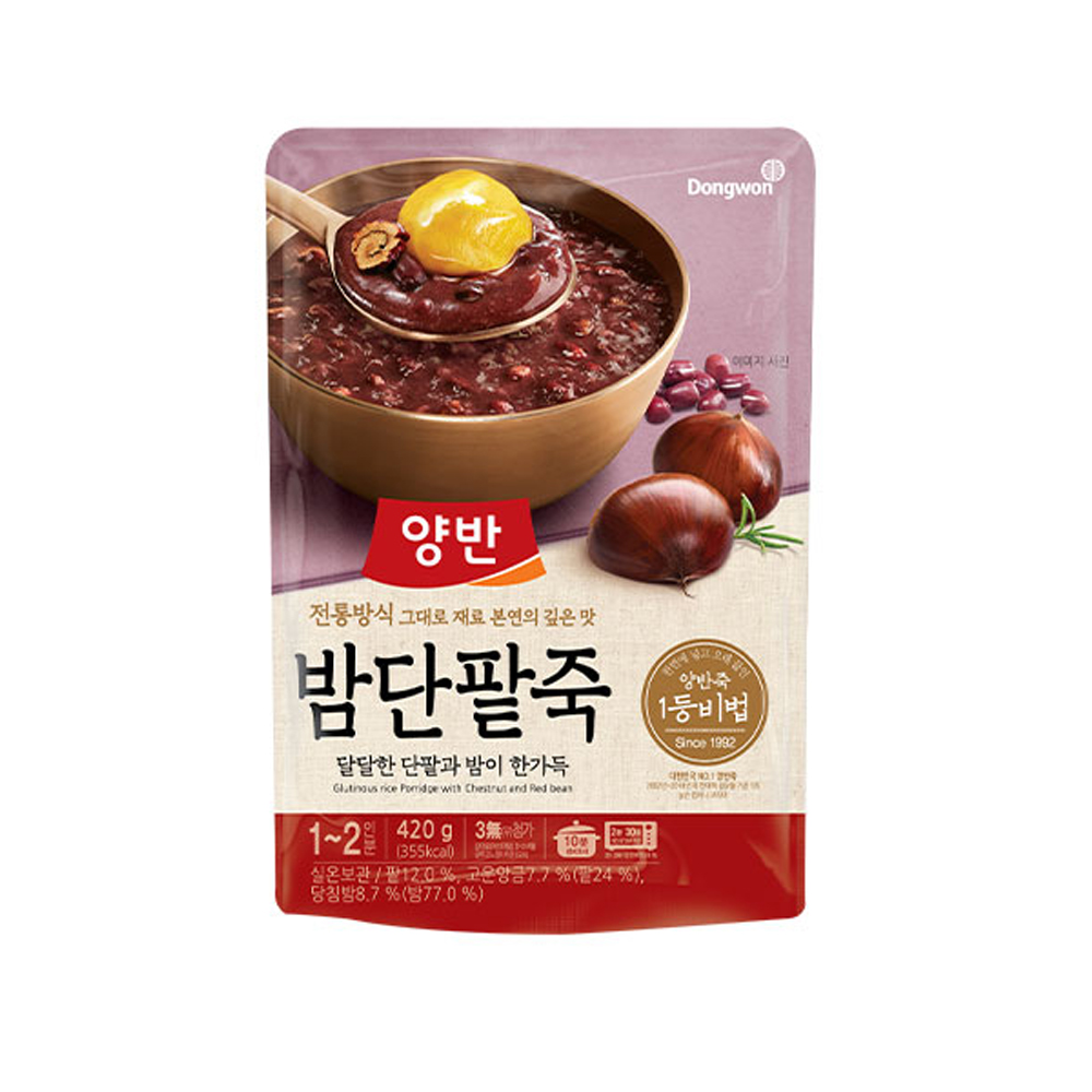 [동원]밤단팥죽 420g