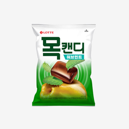 [롯데] 목캔디(허브민트) 217g