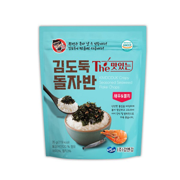 [김앤김] 김도둑 돌자반 새우&멸치 35g