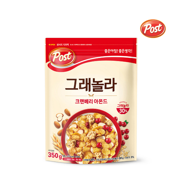 [동서] 포스트 아몬드 크랜베리 그래놀라 350g