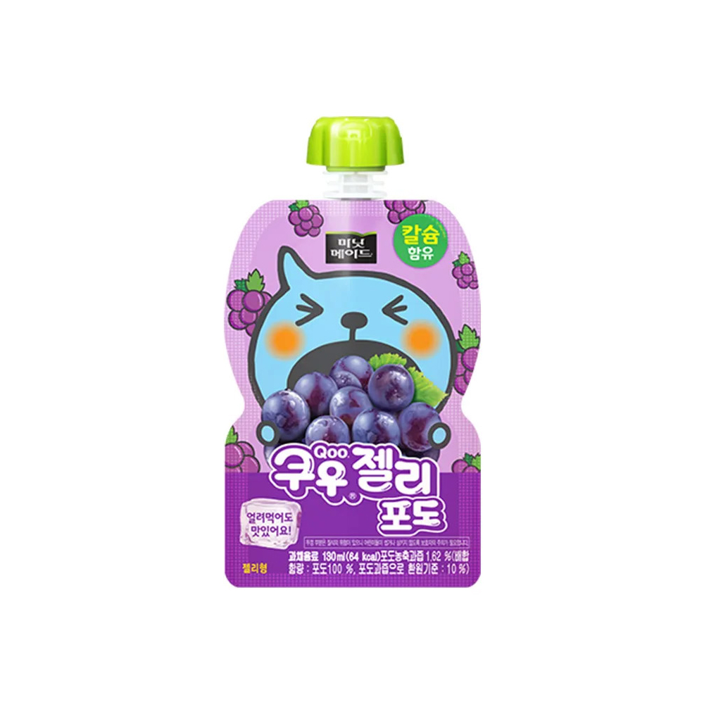 [코카콜라] 미닛메이드 쿠우 젤리 포도 130ml